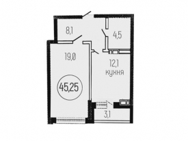 Квартира в ЖК "Достоевский-1"